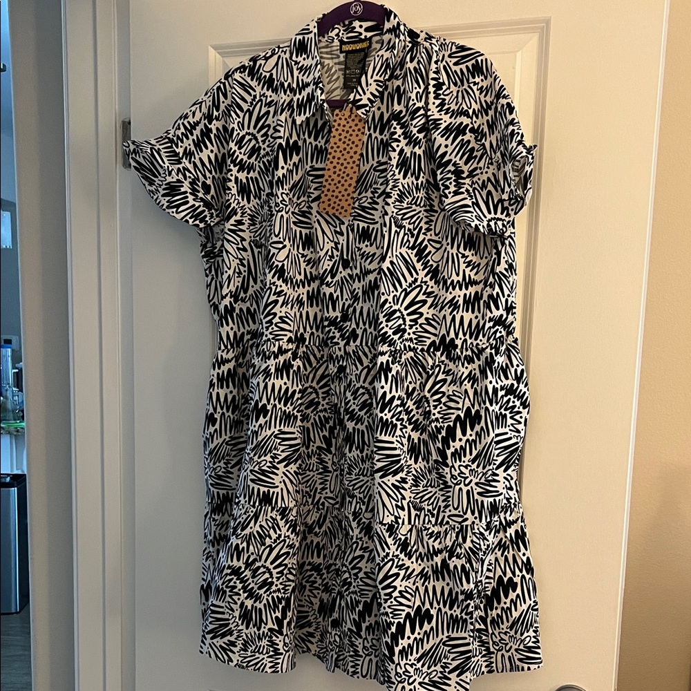 Nooworks Eloise Patterned Mini Dress
